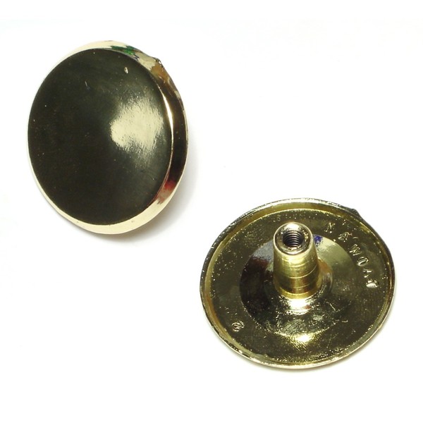 Midwest Fastener 1-1/2" Brass Door Knobs 3PK 66023